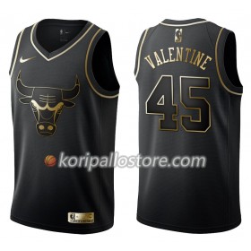 Chicago Bulls Denzel Valentine 45 Nike Musta Golden Edition Miesten Pelipaidat Swingman 
